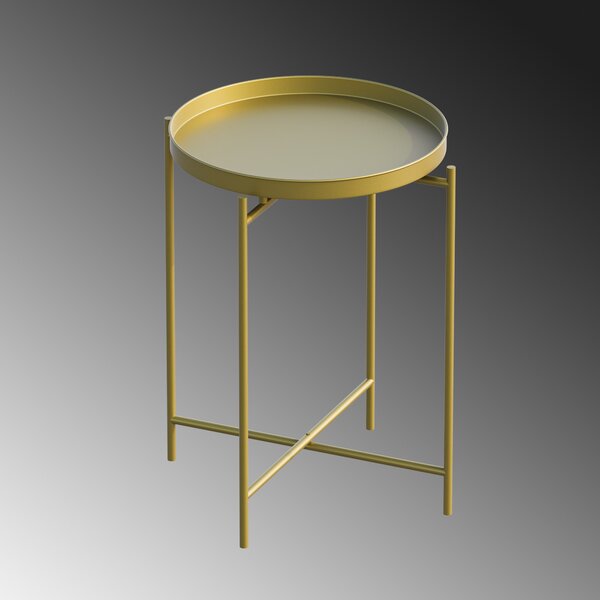 Kalune Design Odkladací stolík Shb-007-A zlatý
