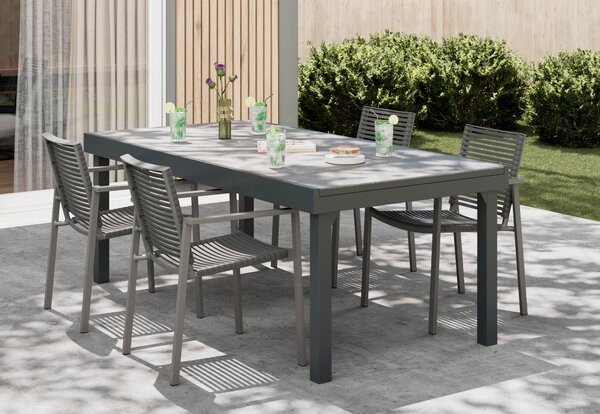 ZÁHRADNÝ STÔL, kov, plast, 200/320/75/100 cm200/320/75/100 cm Ambia Garden - Online Only záhrada, Online Only