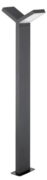 Vonkajšie LED lampa Park 2 x 6W 125 tmavo sivé – Sivá