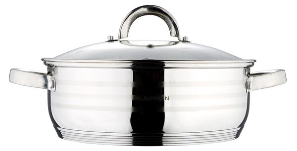 Nízky hrniec s pokrievkou BL-1001, 2L
