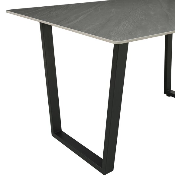 JEDÁLENSKÝ STÔL, antracitová, 140/90/76 cm Livetastic - Online Only jedálne, Online Only