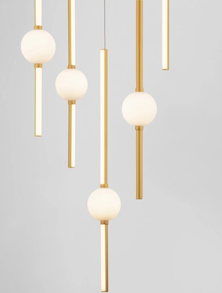 Rustikálny luster Acrobat 52 – LED