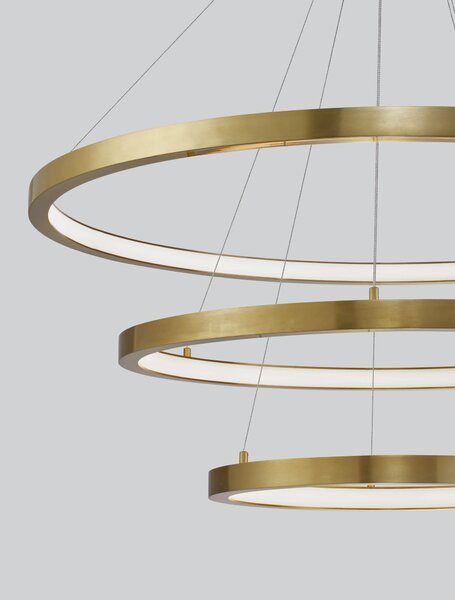 LED luster Empatia 180 zlaté – Zlatá