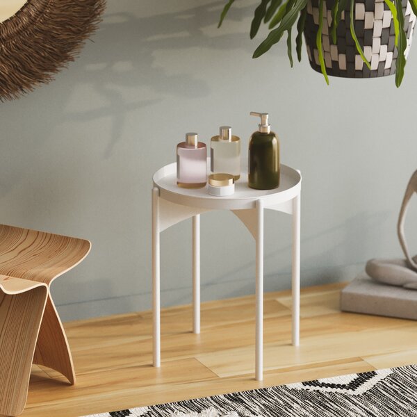 Kalune Design Odkladný stolík Shb-002-C biely