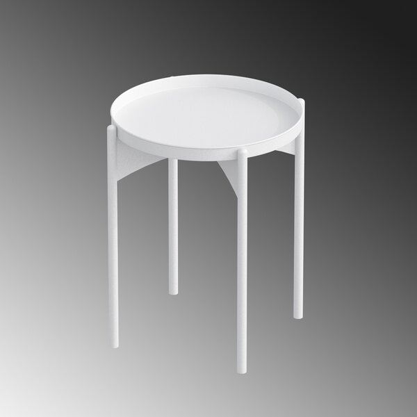 Kalune Design Odkladný stolík Shb-002-C biely