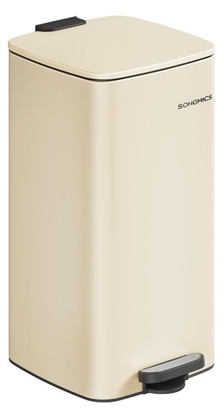 SONGMICS Odpadkový kôš Amis 30 l béžový