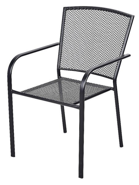 DEOKORK Kovová stolička MAYA (čierna)