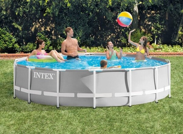 Intex Záhradný bazén INTEX 26712 Prism Frame 366 x 76 cm s kartušovou filtráciou 26712 - Bazén