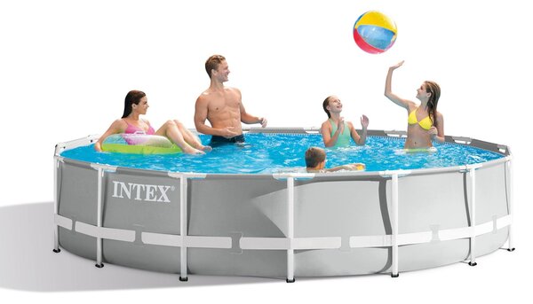 Intex Záhradný bazén INTEX 26720 Prism Frame 427 x 107 cm s kartušovou filtráciou 26720 - Bazén