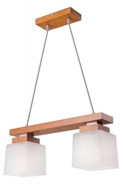 Luster na lanku KUBUS 2xE27/60W/230V