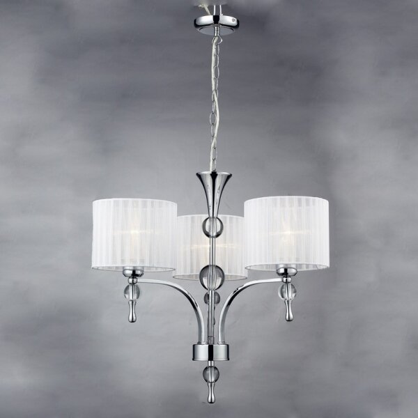 Azzardo AZ1006 - Luster na reťazi IMPRESS 3xE27/60W/230V