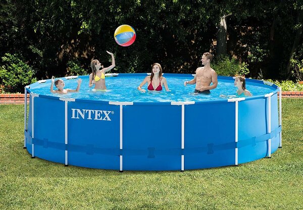 Intex_C Záhradný bazén INTEX 28242 Metal Frame 457 x 122 cm s kartušovou filtráciou 28242