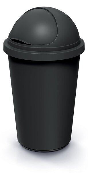 Prosperplast Odpadkový kôš COMPACTO ROLL 50 L čierny