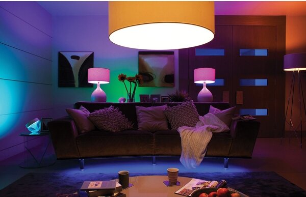 SADA 2x LED Stmievateľná žiarovka Philips Hue White And Color Ambiance E27/9W/230V