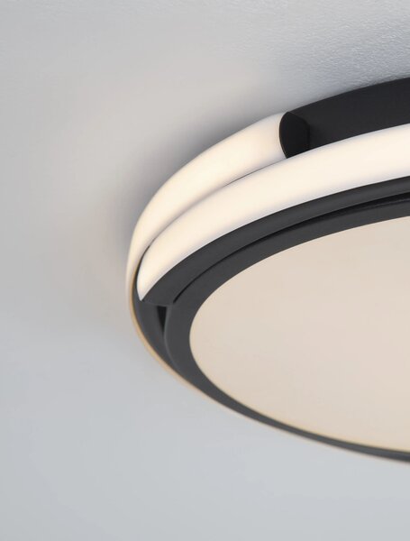 LED stropné svietidlo Odrey 40 čierne – Čierna