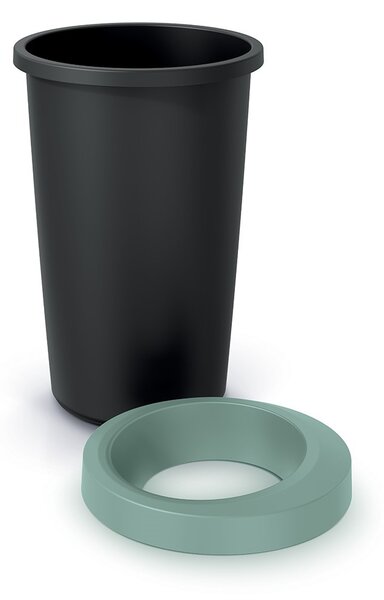 Prosperplast Odpadkový kôš kompaktný svetlozelený/čierny, variant 25 l
