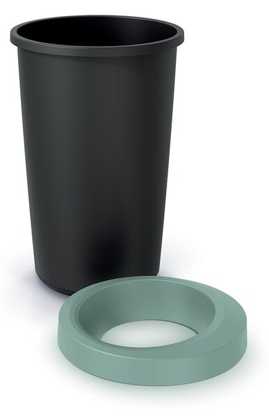 Prosperplast Odpadkový kôš kompaktný svetlozelený/čierny, variant 25 l