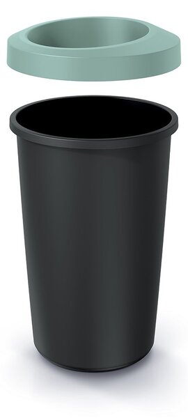 Prosperplast Odpadkový kôš kompaktný svetlozelený/čierny, variant 25 l