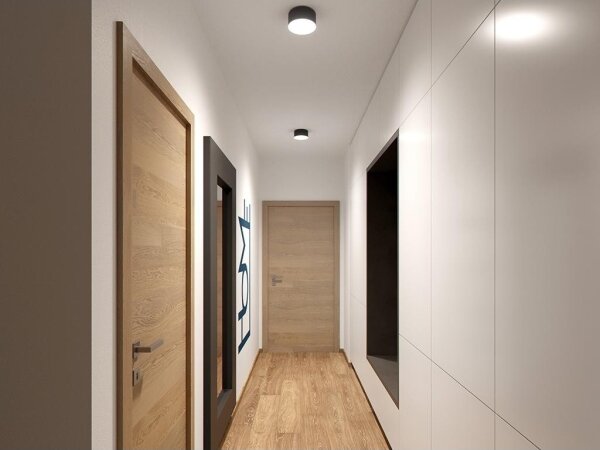 LED2 - LED Stropné svietidlo BUTTON LED/17W/230V antracit