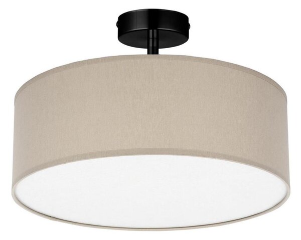 Luster na tyči RONDO 4xE27/15W/230V pr. 40 cm béžová