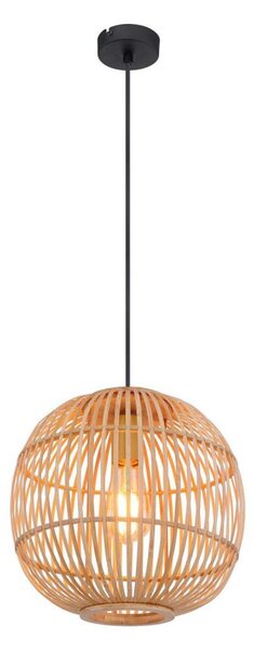 Globo 15368H - Luster na lanku HILDEGARD 1xE27/60W/230V bambus