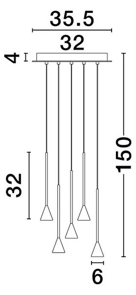 LED luster Net 5
