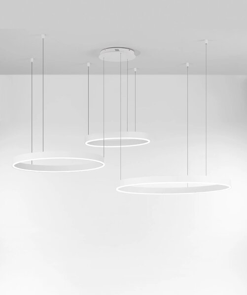 LED luster Motif biela