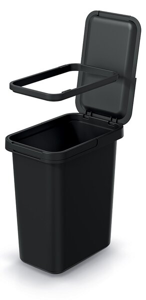 Prosperplast Odpadkový kôš Systém 12 L čierny