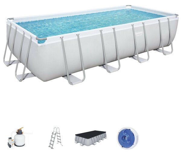 Bestway_C Bestway Bazén Power Steel 549 x 274 x 122 cm s pieskovou filtráciou 56466