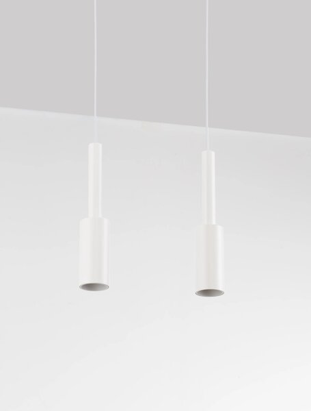 Luster na lanku Joy 2 biele – Biela