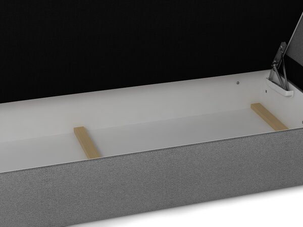 NovýNábytok.sk Manželská posteľ Boxspring 160 cm Duel 1 (béžová) (s matracom a úložným priestorom). Akcia -20%. Vlastná spoľahlivá doprava až k Vám domov. 1046428