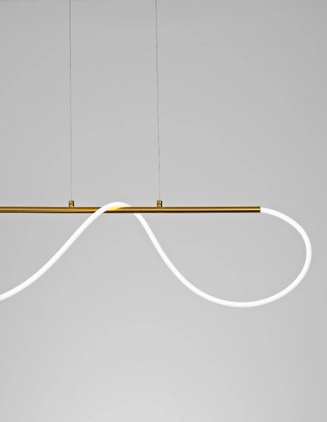 LED luster Tiriac 90 zlaté – Zlatá