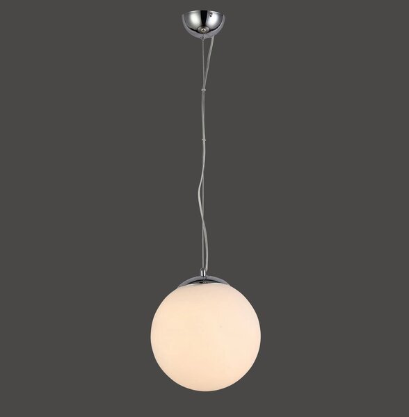 Kovový luster biele Ball 25 – Biela