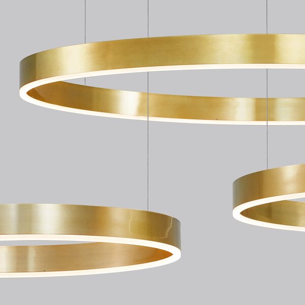 LED luster Motif 80 zlaté stmievateľné – Zlatá