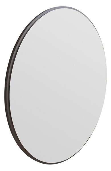 Kalune Design Okrúhle nástenné zrkadlo Ozze 60 cm čierne
