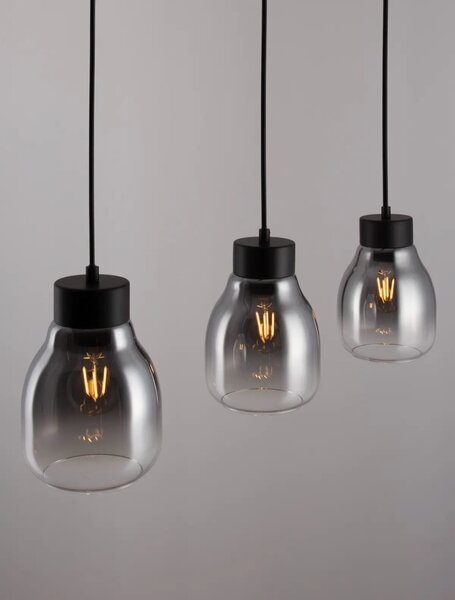 Dizajnový luster Blaku C – E27