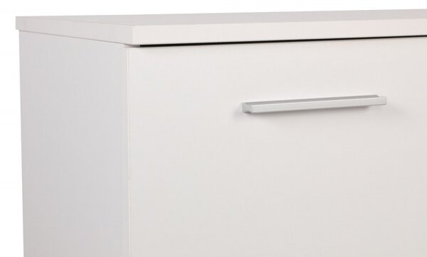 Hanah Home Botník Triah 108x108 cm biely