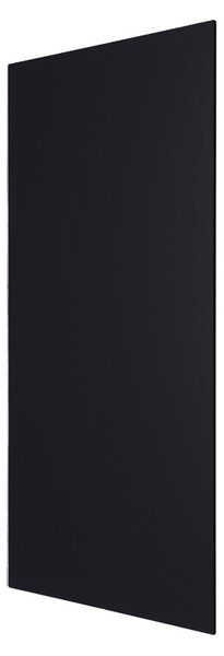 Sklenená magnetická tabuľa na stenu, 780 x 480 mm, čierna