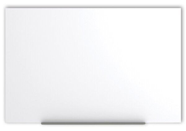 Bezrámová biela popisovacia tabuľa, magnetická, 1150 x 750 mm