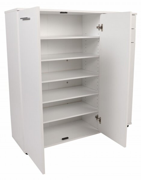 Hanah Home Botník Triah 108x108 cm biely
