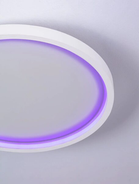 Moderné stropné svietidlo Chet RGB 39 s diaľkovým ovládaním – LED