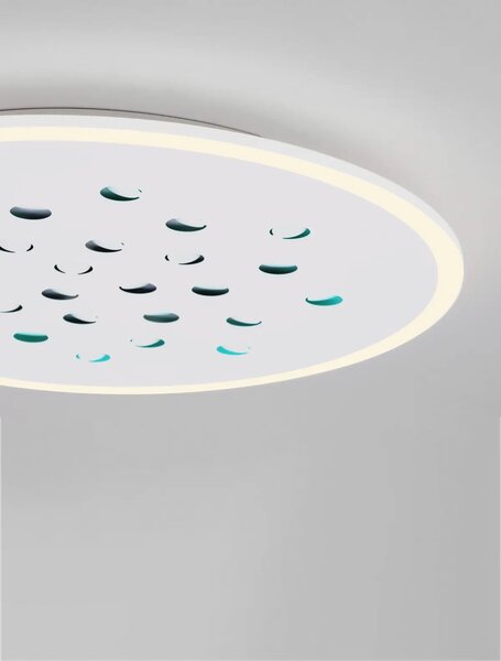 Moderné stropné svietidlo Astraeus RGB 60 s diaľkovým ovládaním – LED