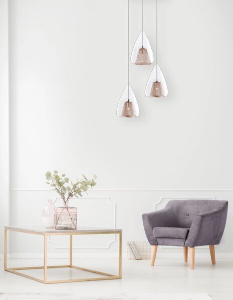 Retro luster Hugo A 30 Číra – Medená