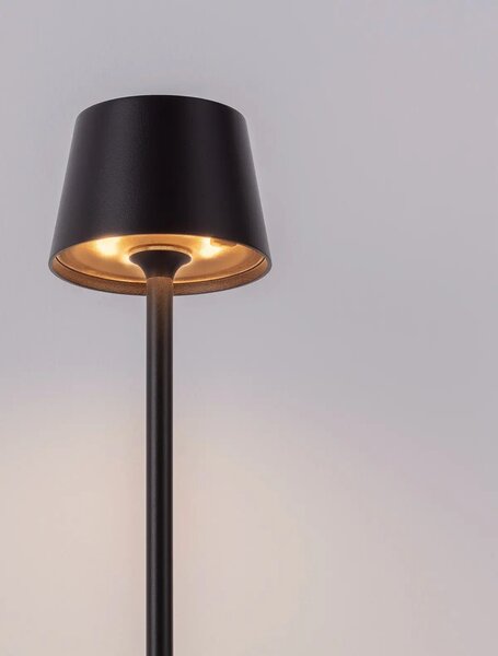 Vonkajšia stolová lampa Deck čierna