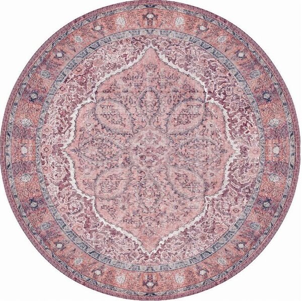 Conceptum Hypnose Okrúhly koberec Blues Chenille 230 cm červený