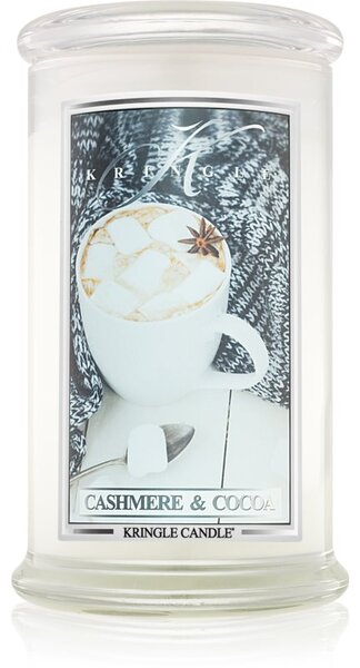 Kringle Candle Cashmere & Cocoa vonná sviečka 624 g