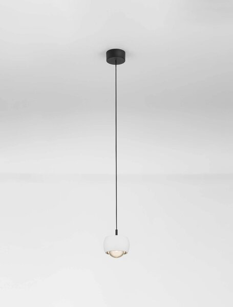 LED biely dizajnový luster Conga – Biela
