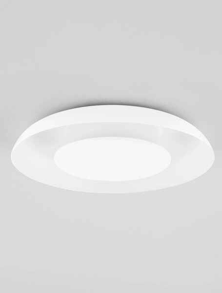 LED stmievateľné biele dizajnové stropné svietidlo Epos 40 – Biela
