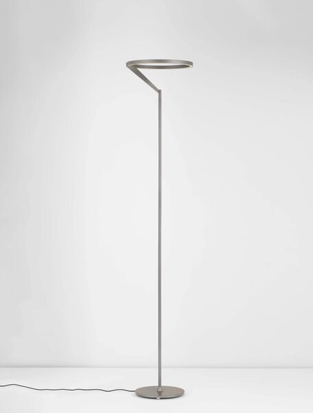 LED stmievateľná stojaca lampa Tilia – Sivá