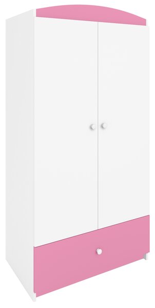 Kocot kids Detská skriňa Babydreams 90 cm ružová